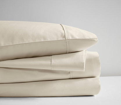 400TC Wrinkle Resistant Cotton Sateen Sheet Set by Beautyrest