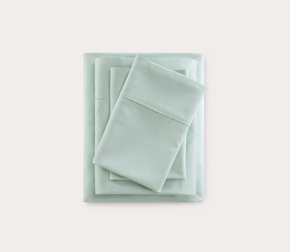400TC Wrinkle Resistant Cotton Sateen Sheet Set by Beautyrest