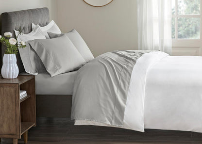 400TC Wrinkle Resistant Cotton Sateen Sheet Set by Beautyrest