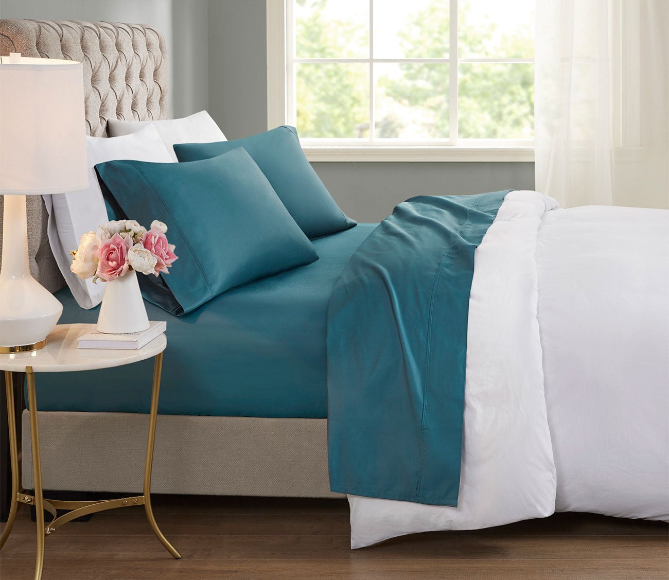 600TC Cooling Cotton Blend Sheet Set by Beautyrest