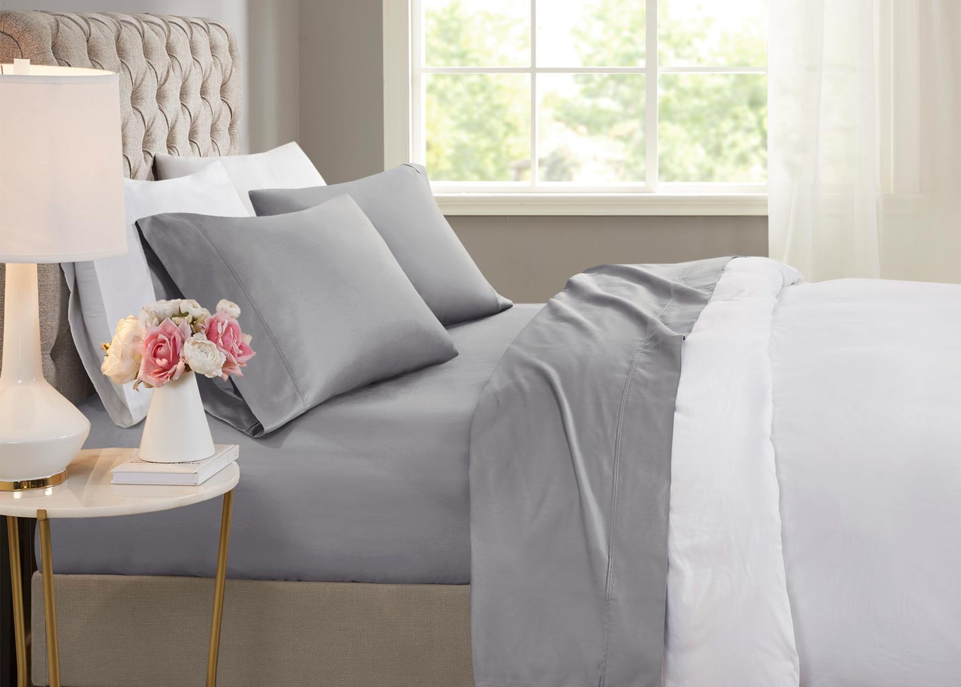 600TC Cooling Cotton Blend Sheet Set by Beautyrest