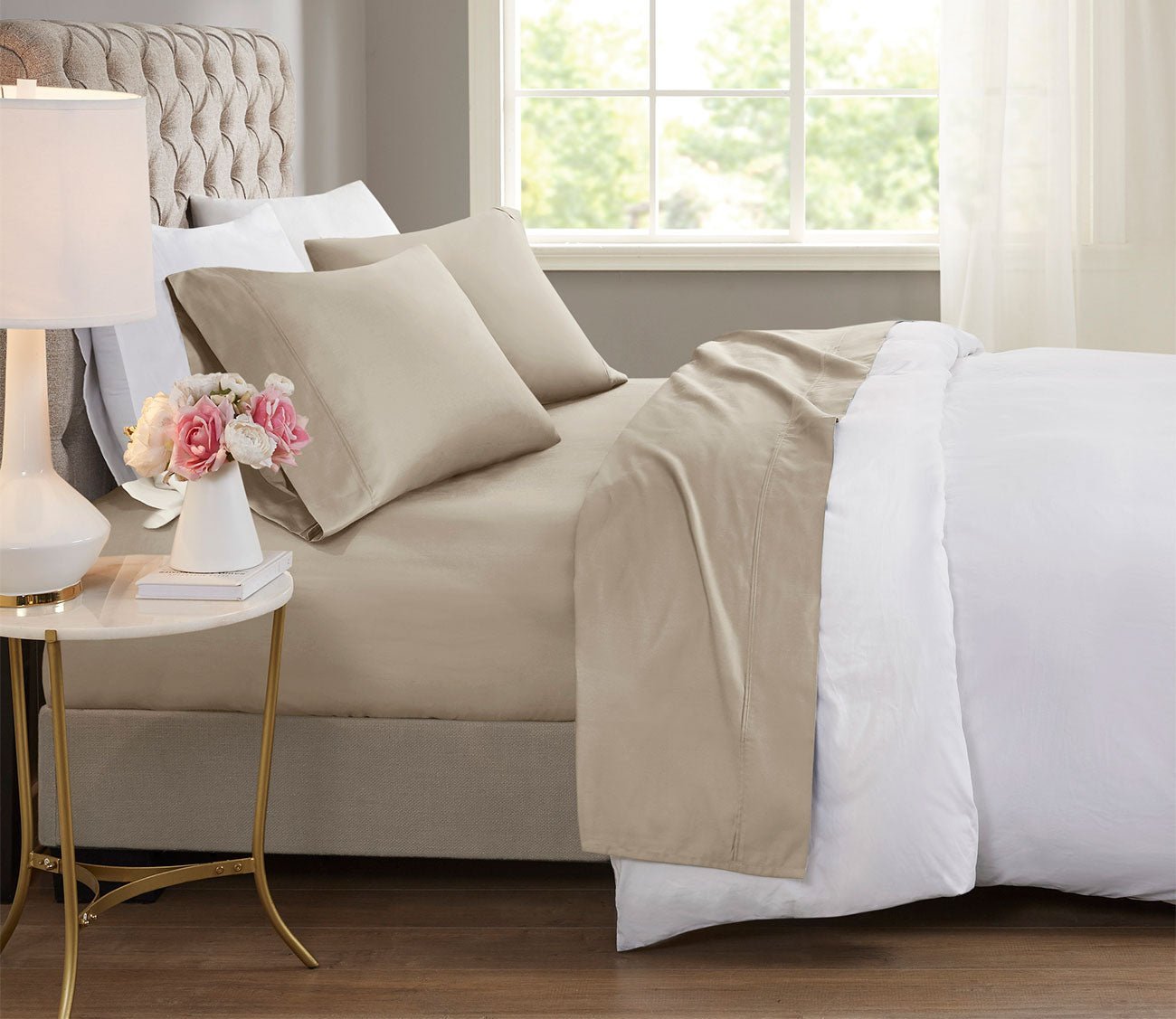 600TC Cooling Cotton Blend Sheet Set by Beautyrest