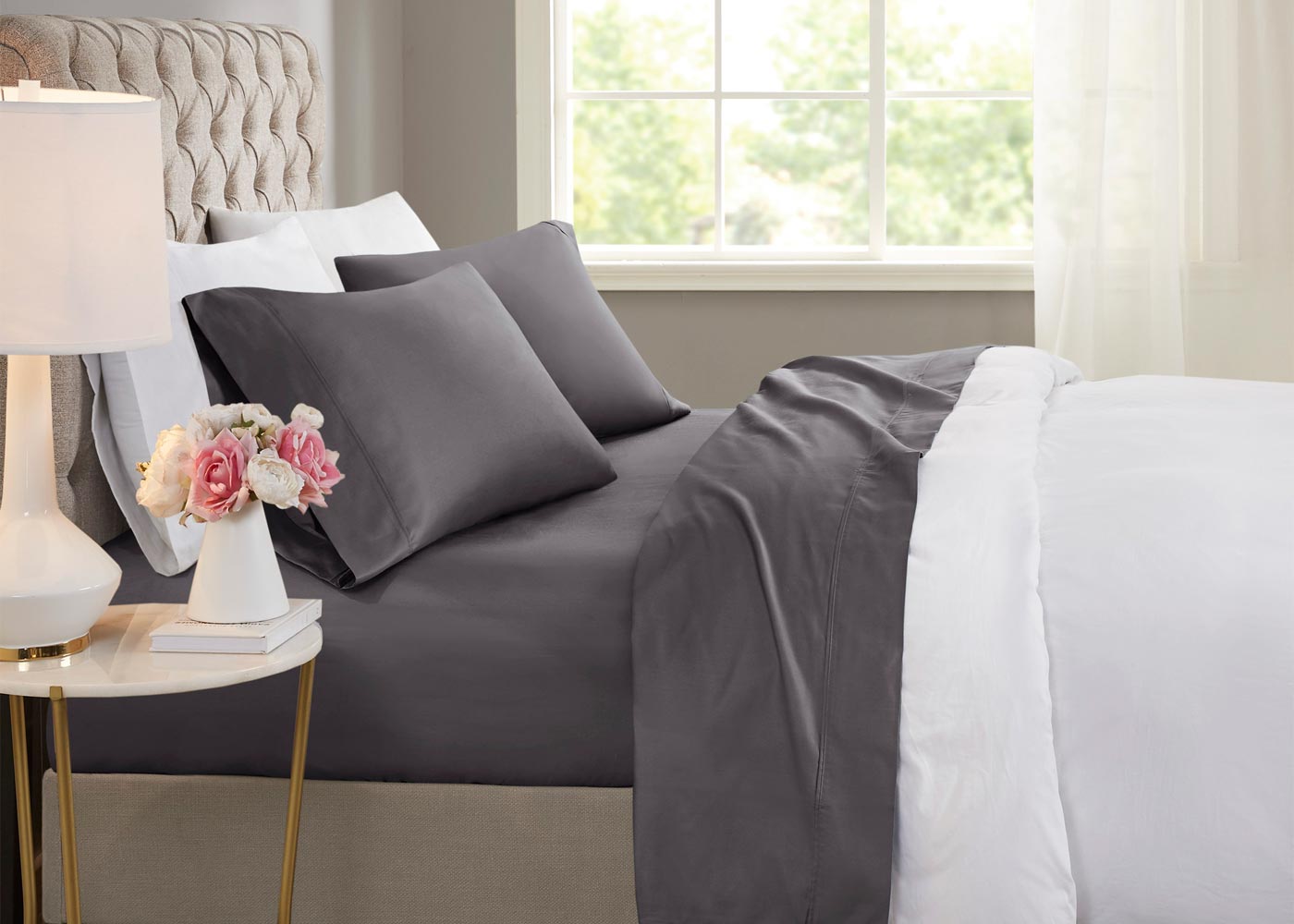 600TC Cooling Cotton Blend Sheet Set by Beautyrest
