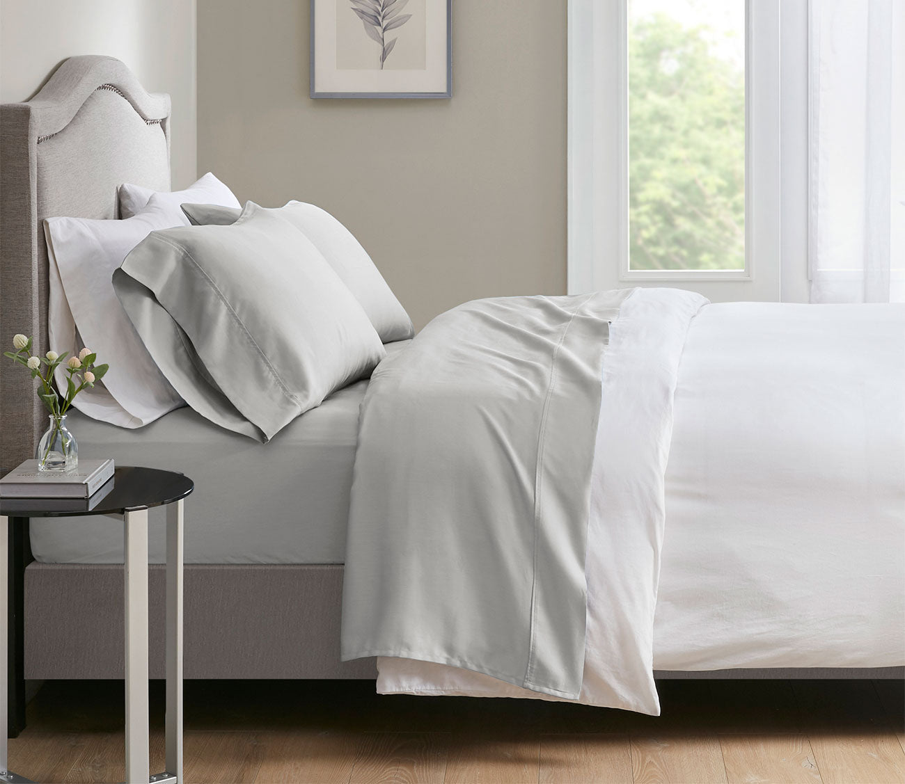 700TC Tri-Blend Antimicrobial Sheet Set by Beautyrest