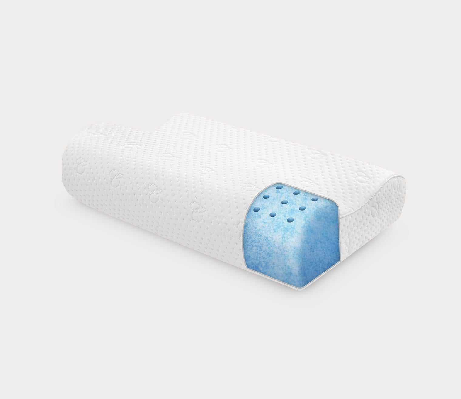 Charisma Luxury Contour Gel Infused Oversized Memory Foam Pillow by Soft-Tex