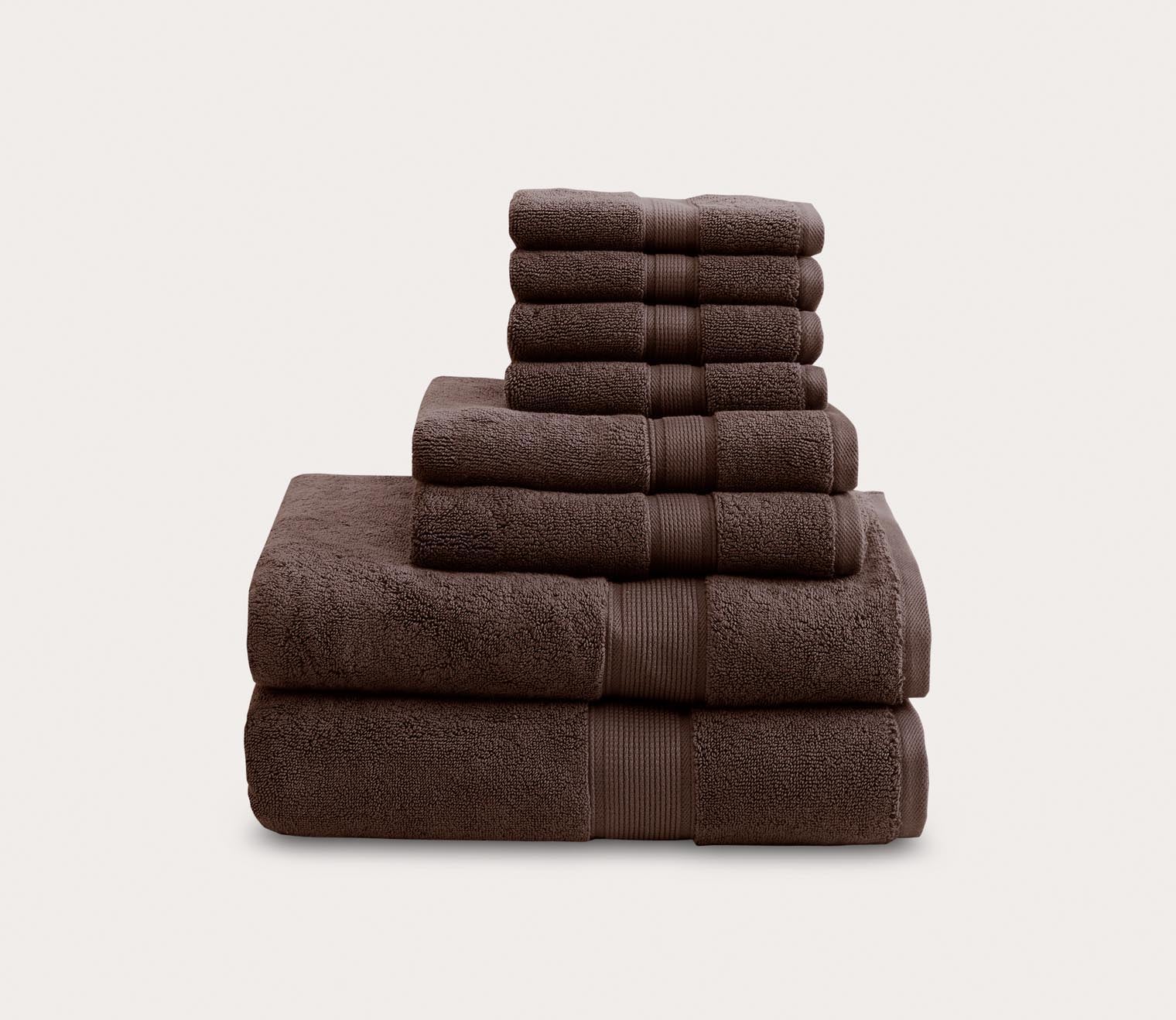800GSM 8pc Bath Towel Set by Madison Park Signature