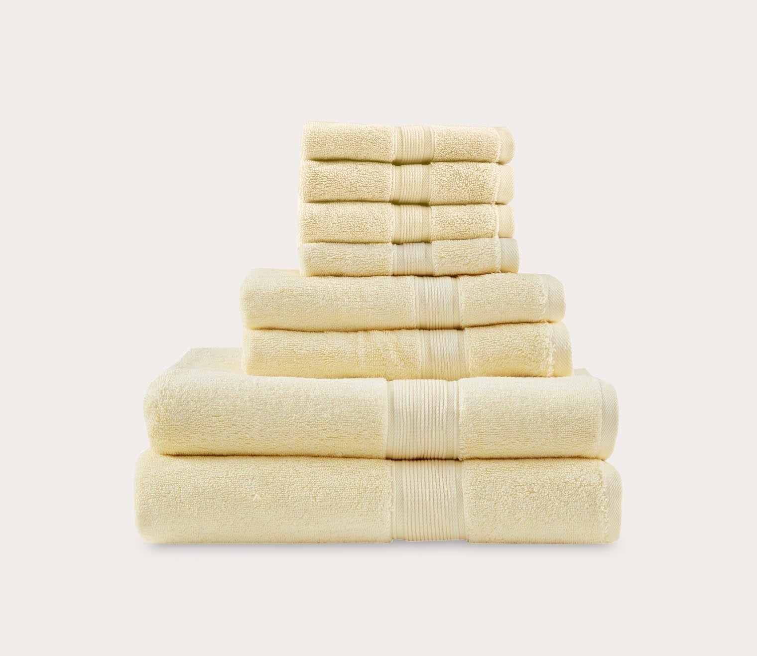 800GSM Luxury Cotton 8pc Bath Towel Set by Madison Park Signature