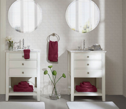800GSM Luxury Cotton 8pc Bath Towel Set by Madison Park Signature