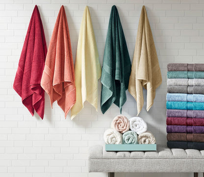 800GSM Luxury Cotton 8pc Bath Towel Set by Madison Park Signature