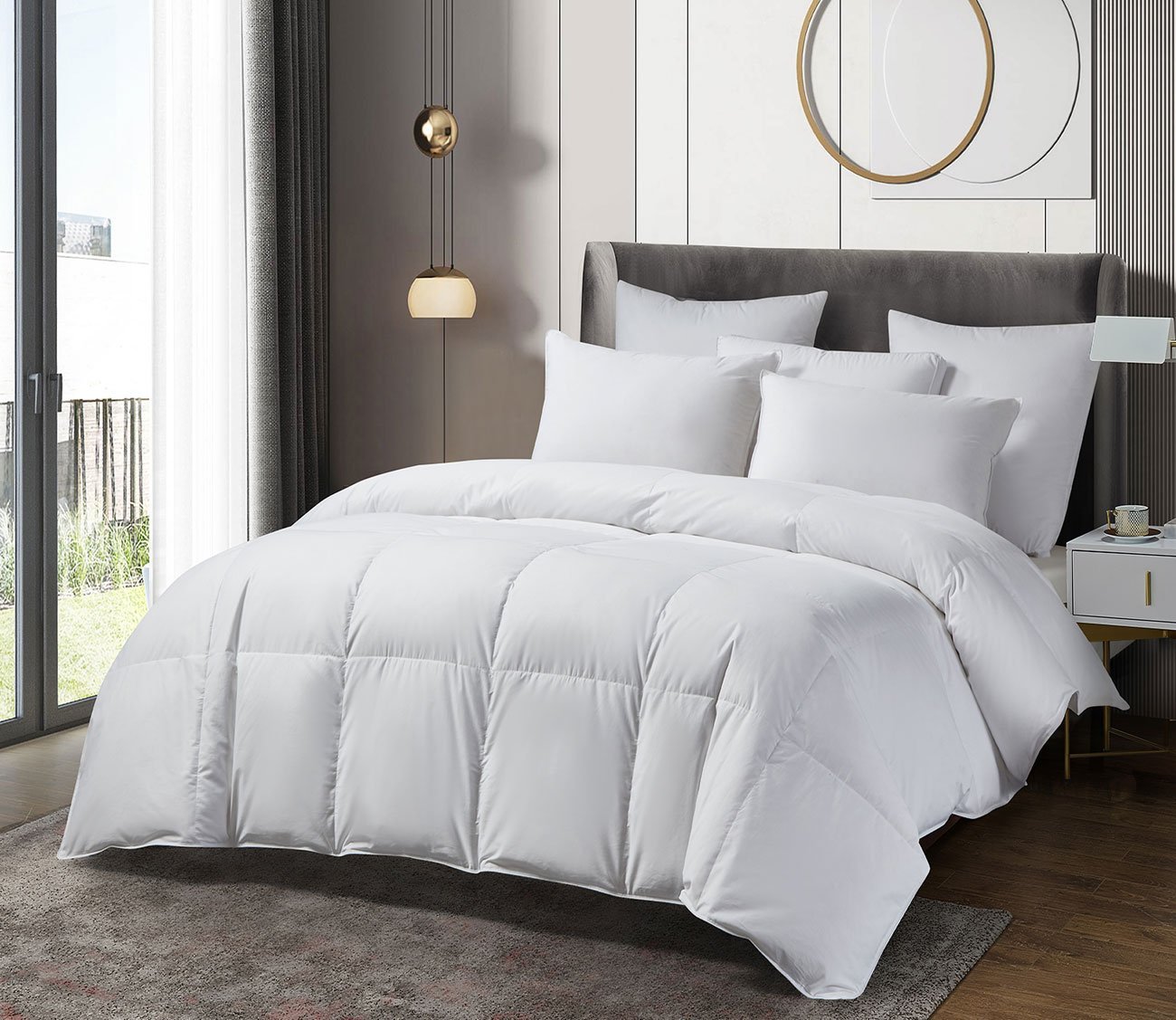 300TC Cotton Sateen All Season European Down Comforter