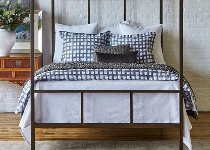 Cotton Matelassé Pebble Pattern Coverlet and Euro Sham Set by Ann Gish