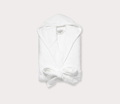 Canedo White Combed Cotton Robe by Sferra