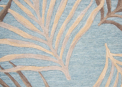 Alora Décor Cedar Key Coastal Seafoam Area Rug by Rizzy Home