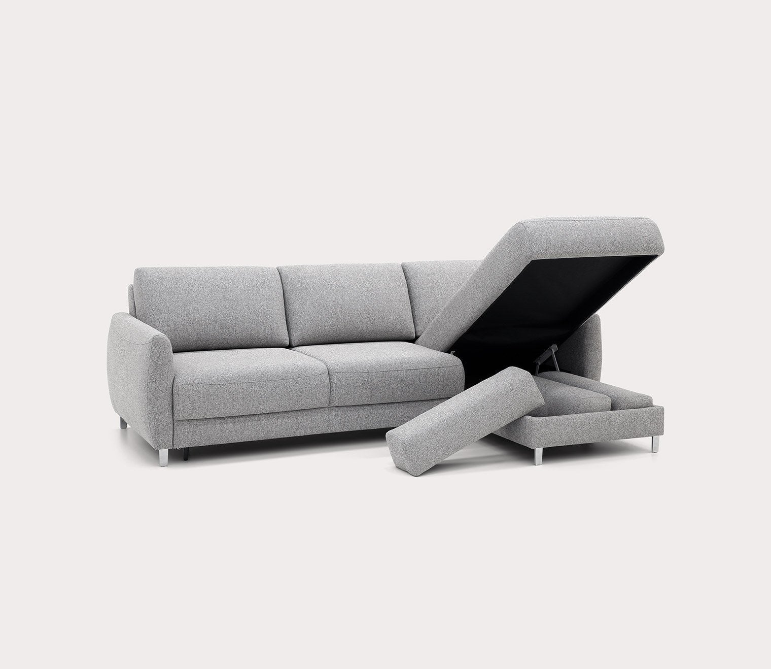 Delta Loveseat Chaise Sleeper Sofa by Luonto