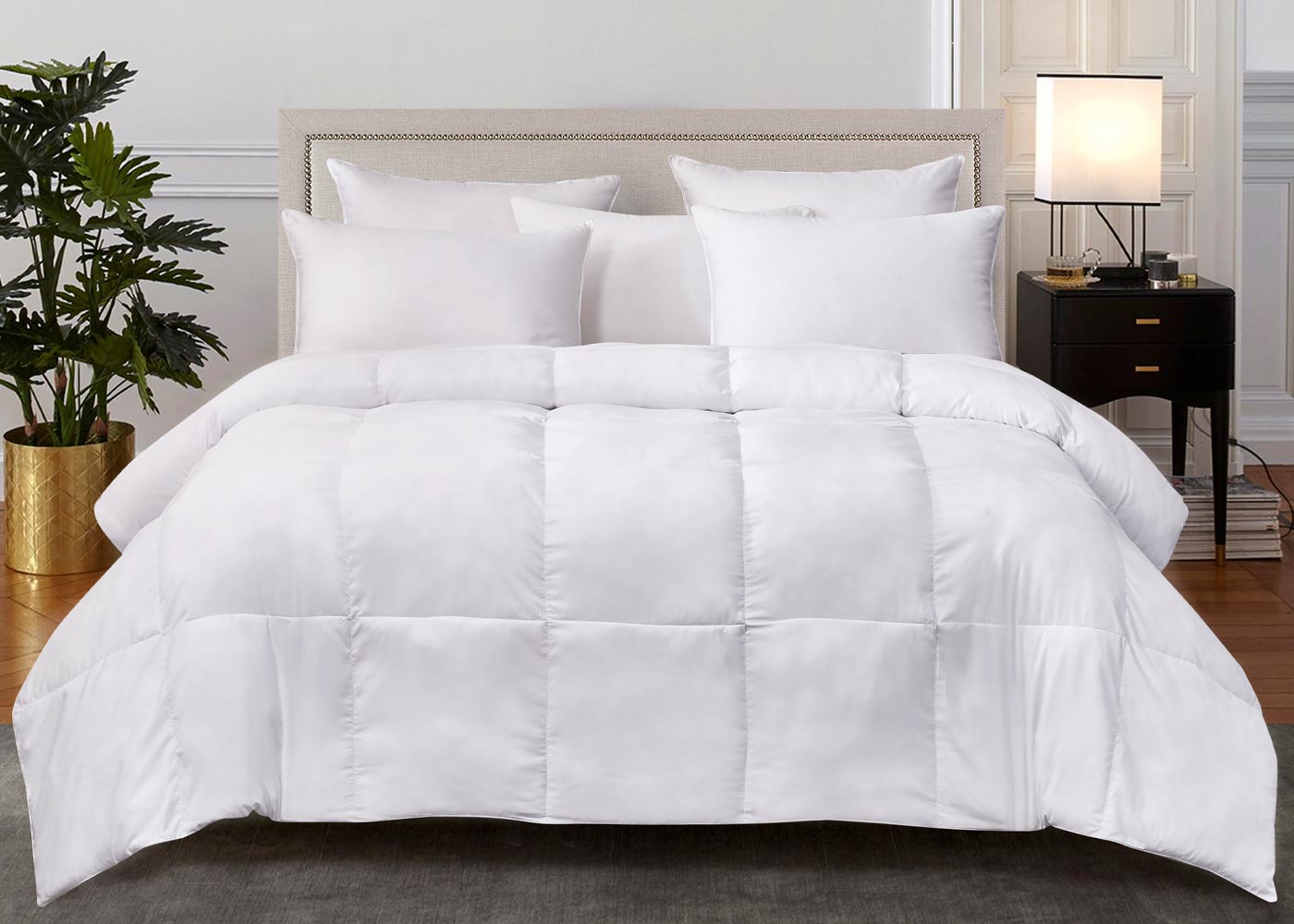 All Season Ultra-Soft Nano-Touch Duraloft Down Alternative Comforter