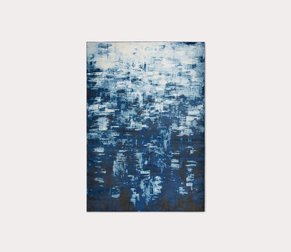 Alora Décor Encore Abstract Dark Blue Area Rug by Rizzy Home
