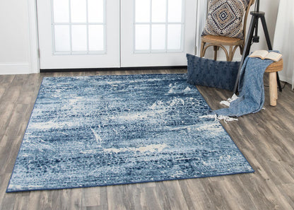 Alora Décor Encore Abstract Light Blue Area Rug by Rizzy Home