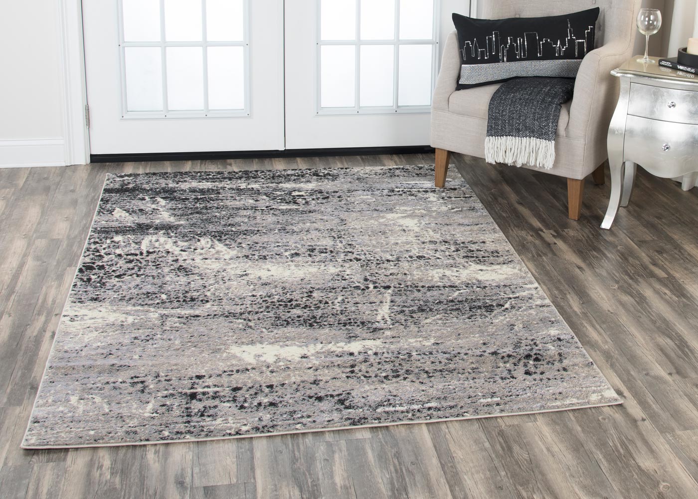 Alora Décor Encore Abstract Brown Area Rug
