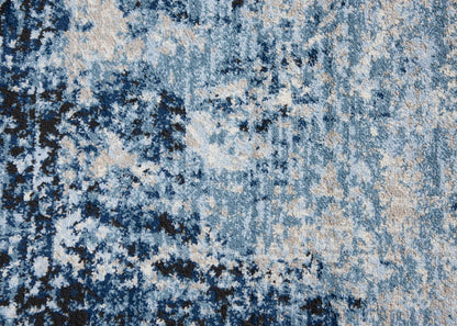 Alora Décor Encore Abstract Blue Gray Area Rug by Rizzy Home