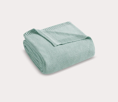 Bree Knit Throw Blanket in 4 Colors by INK + IVY