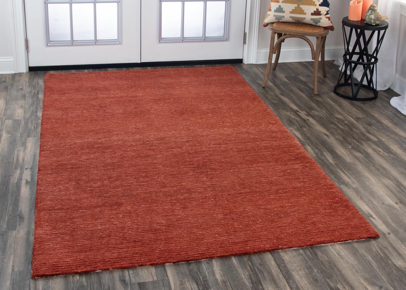Alora Décor Luna Rust Solid Rug