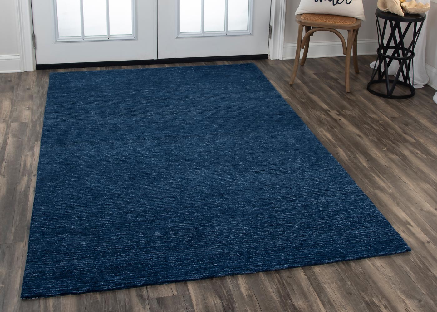 Alora Décor Luna Blue Solid Rug