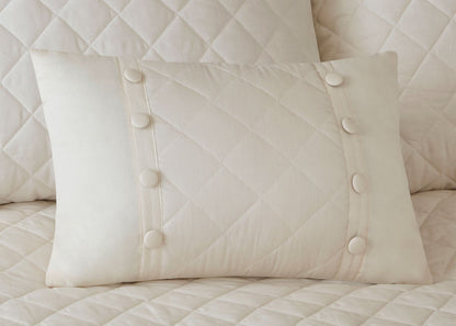 Breanna Tailored Quilted Cotton 4-Piece Bedspread Set by Madison Park