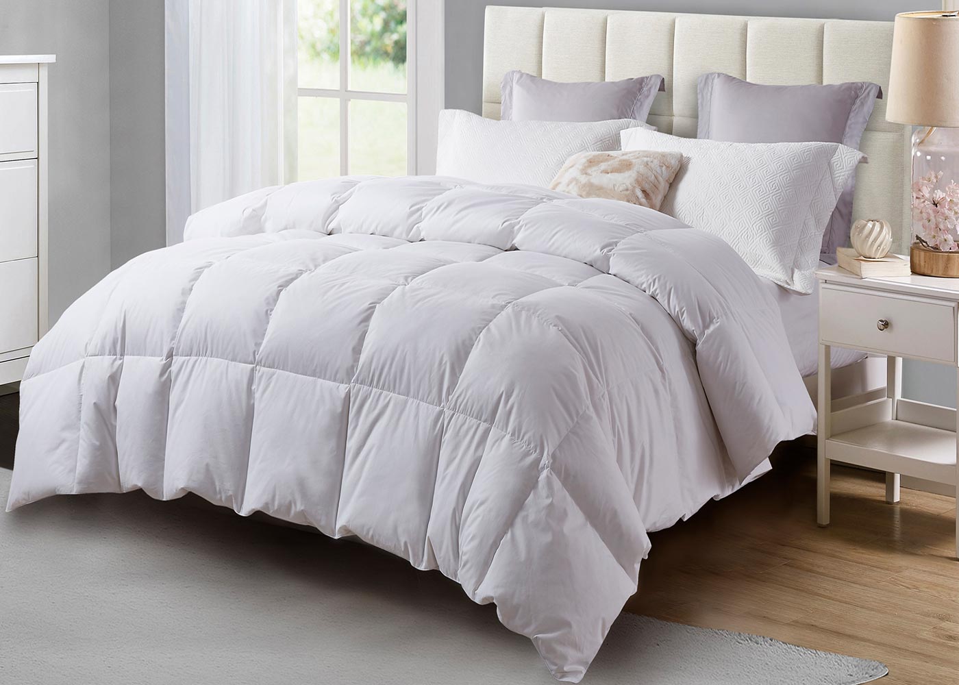 All Season White Down Comforter