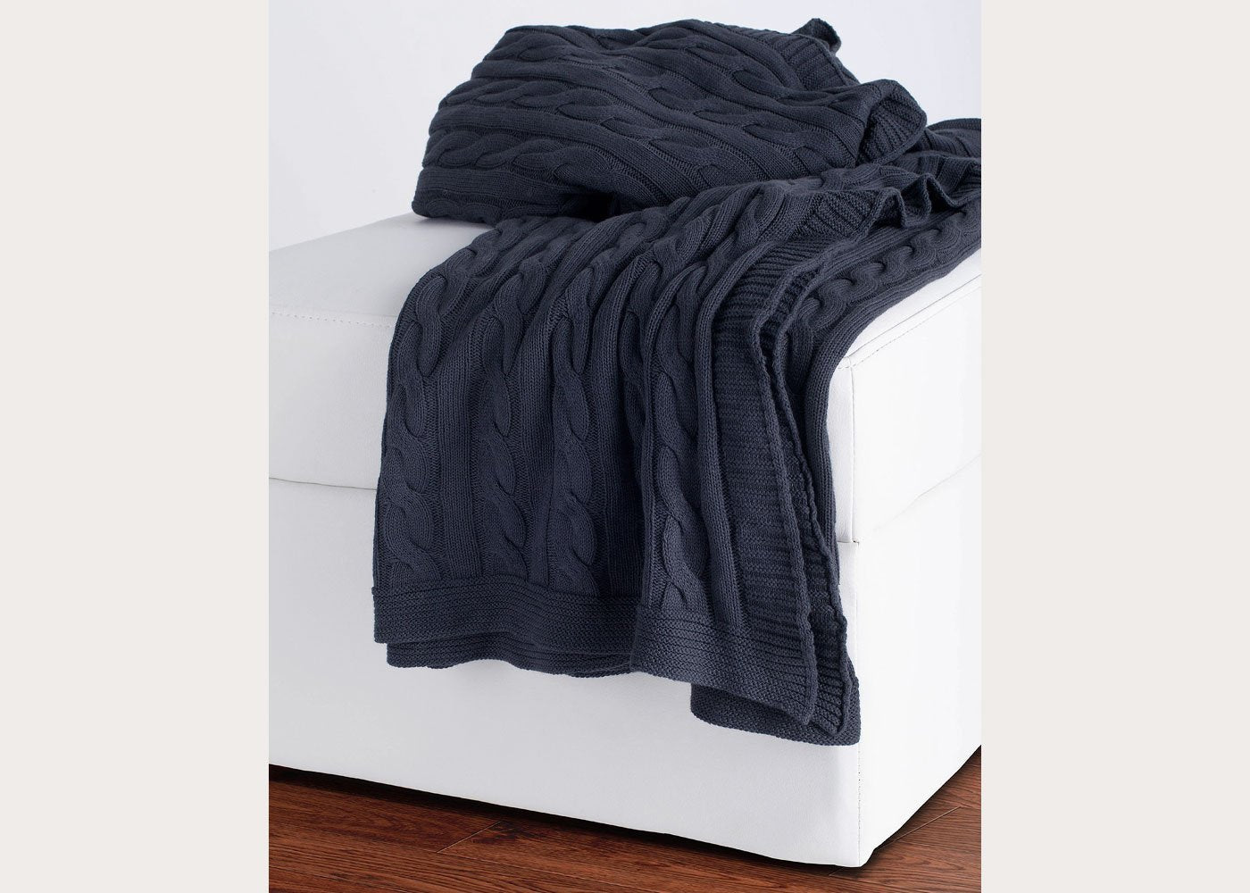 Cable Knit Throw Blanket in 6 Colors by Rizzy Home