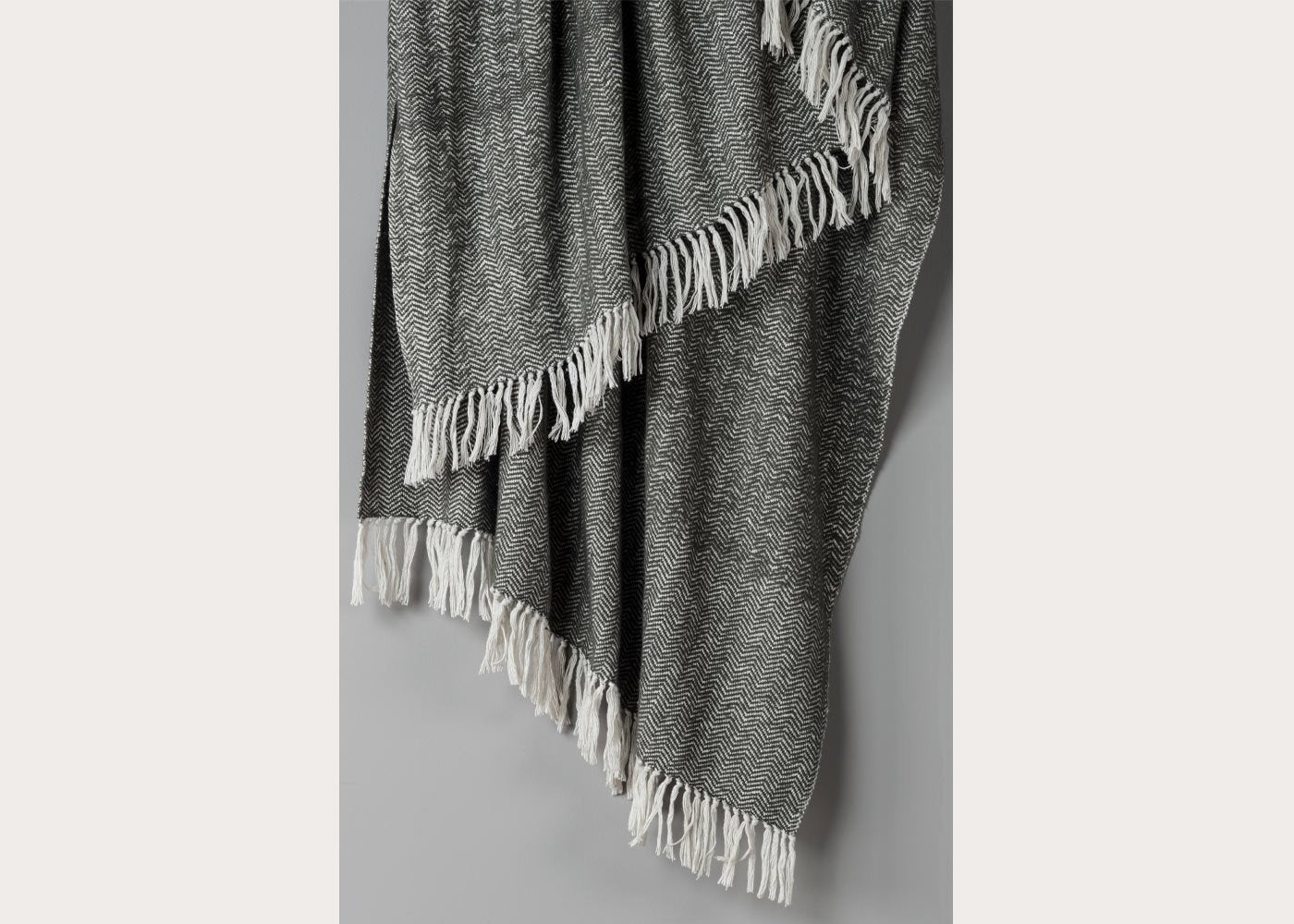 Chevron Throw Blanket in 3 Colors by Rizzy Home