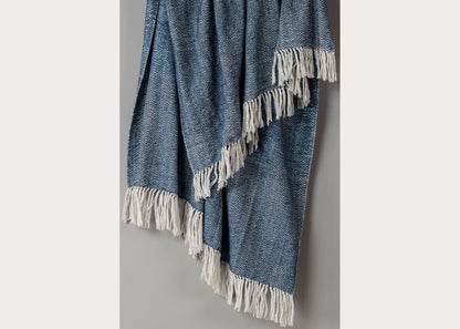 Chevron Throw Blanket in 3 Colors by Rizzy Home