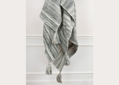 Abstract Woven Throw Blanket in 3 Colors by Rizzy Home