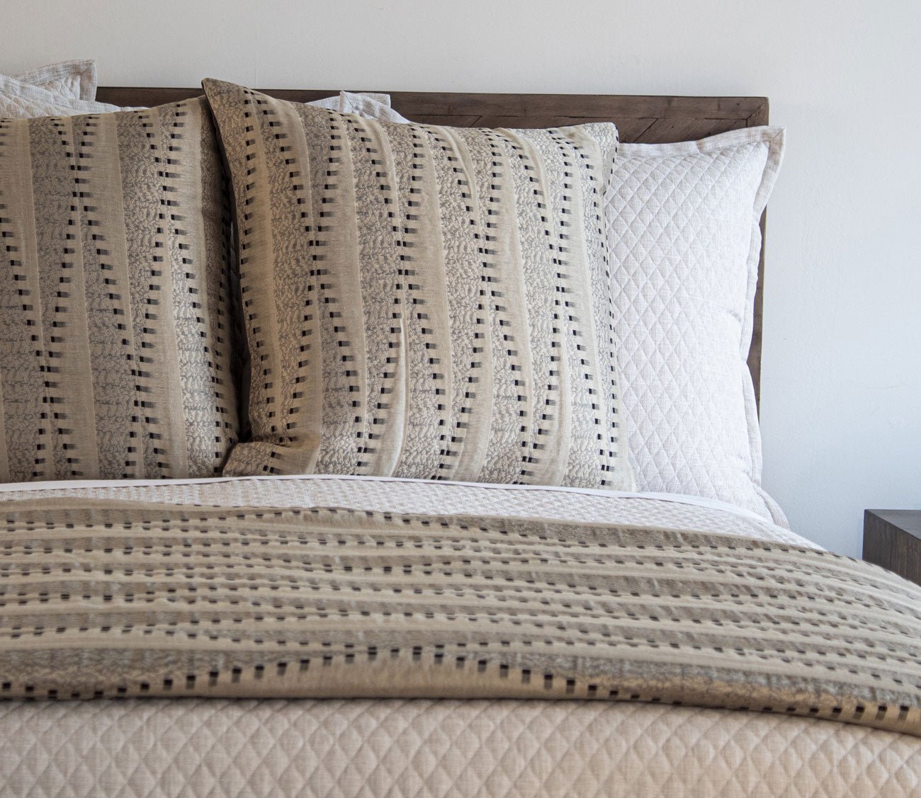 Abacus Geometric Jacquard Throw Pillow
