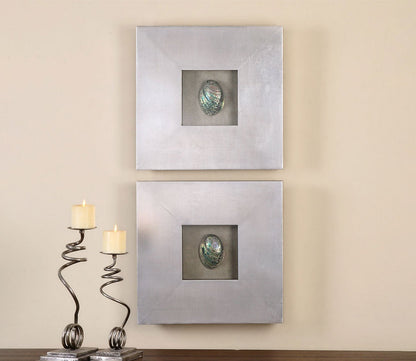 Abalone Shells Silver Wall Art by Uttermost