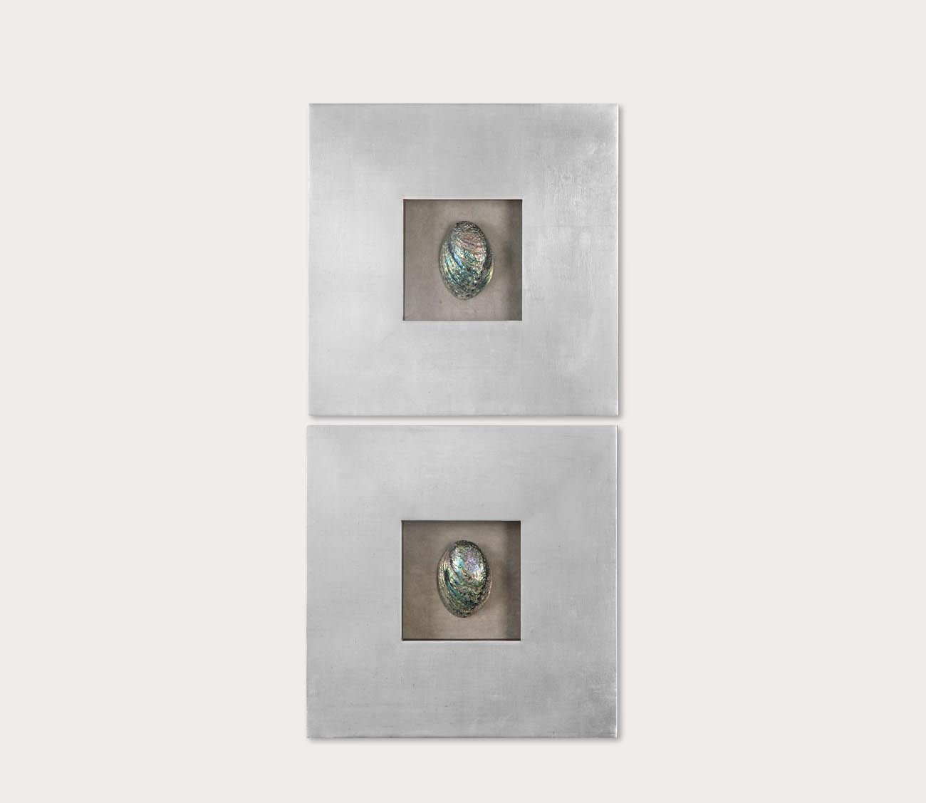 Abalone Shells Silver Wall Art by Uttermost
