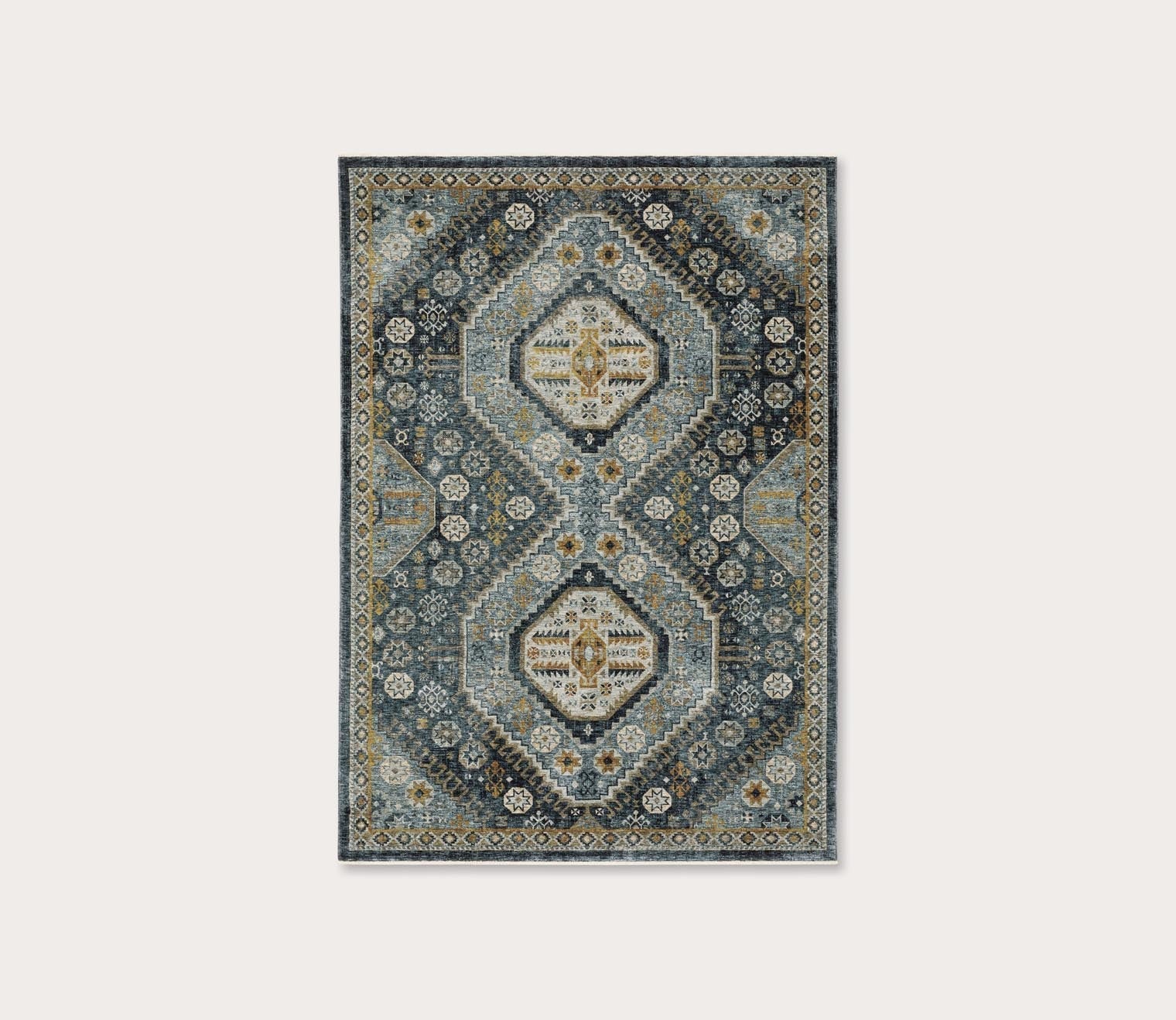 Aberdeen Traditional Geometric Medallion Rug