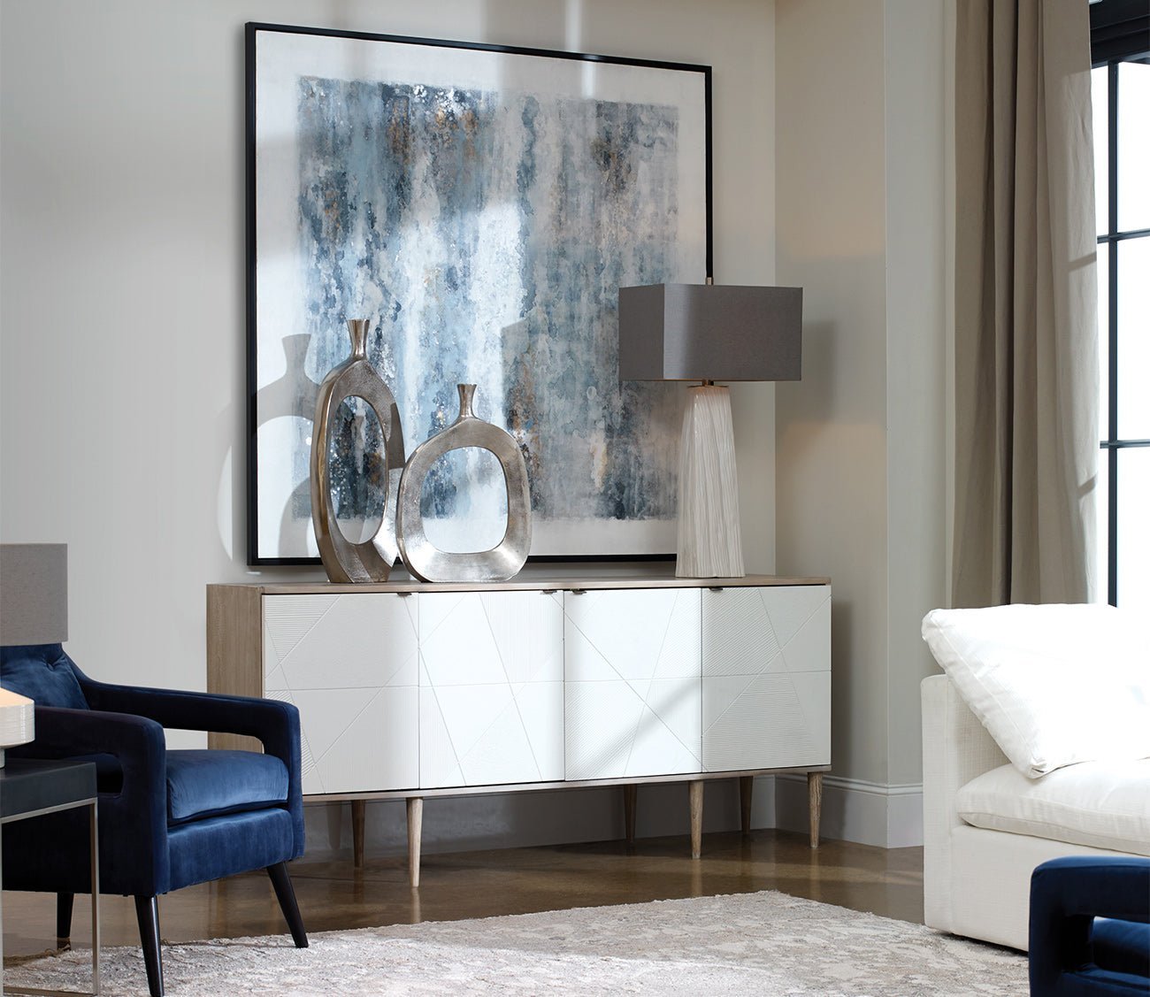 Above The Clouds Hand Painted Canvas by Uttermost