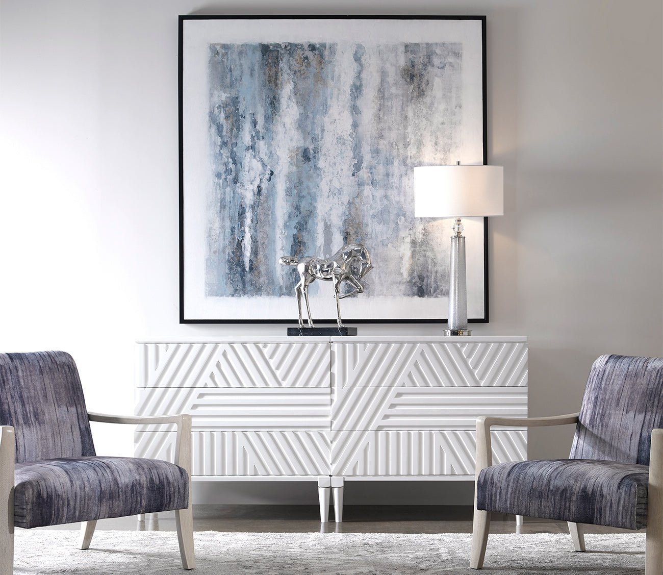 Above The Clouds Hand Painted Canvas