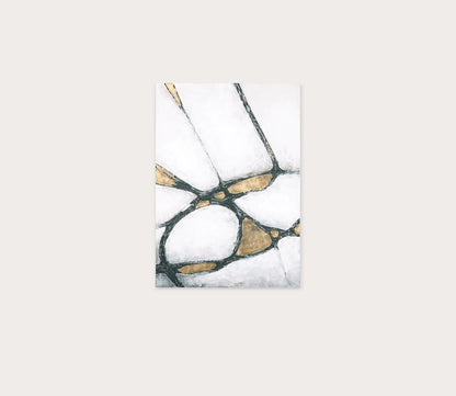 Abstract In Gold And Black Hand Painted Canvas by Uttermost
