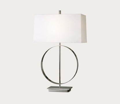 Addison Polished Nickel Table Lamp by Uttermost