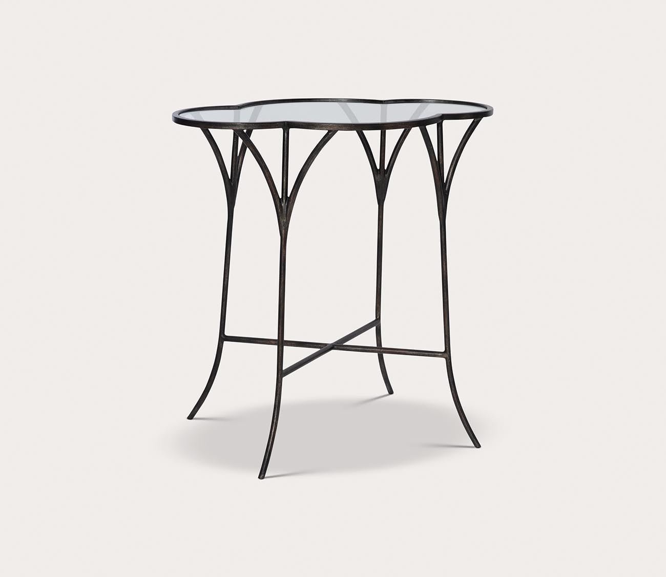 Adhira Glass Accent Table by Uttermost