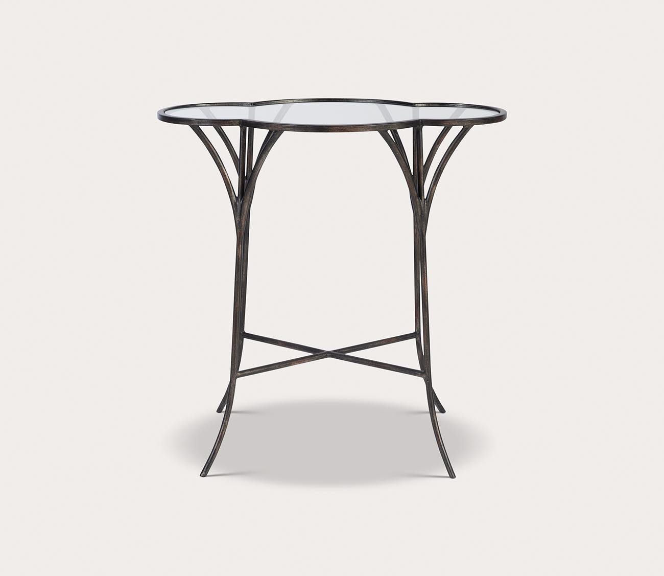 Adhira Glass Accent Table by Uttermost