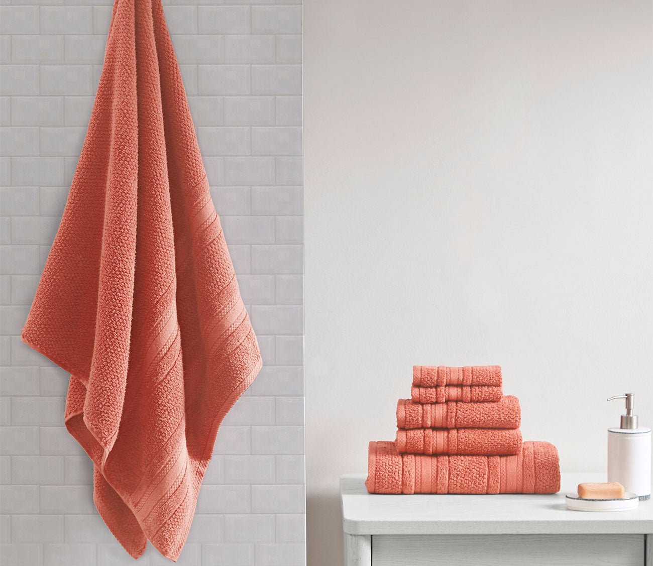 Adrien 6pc Bath Towel Set by Madison Park Essentials