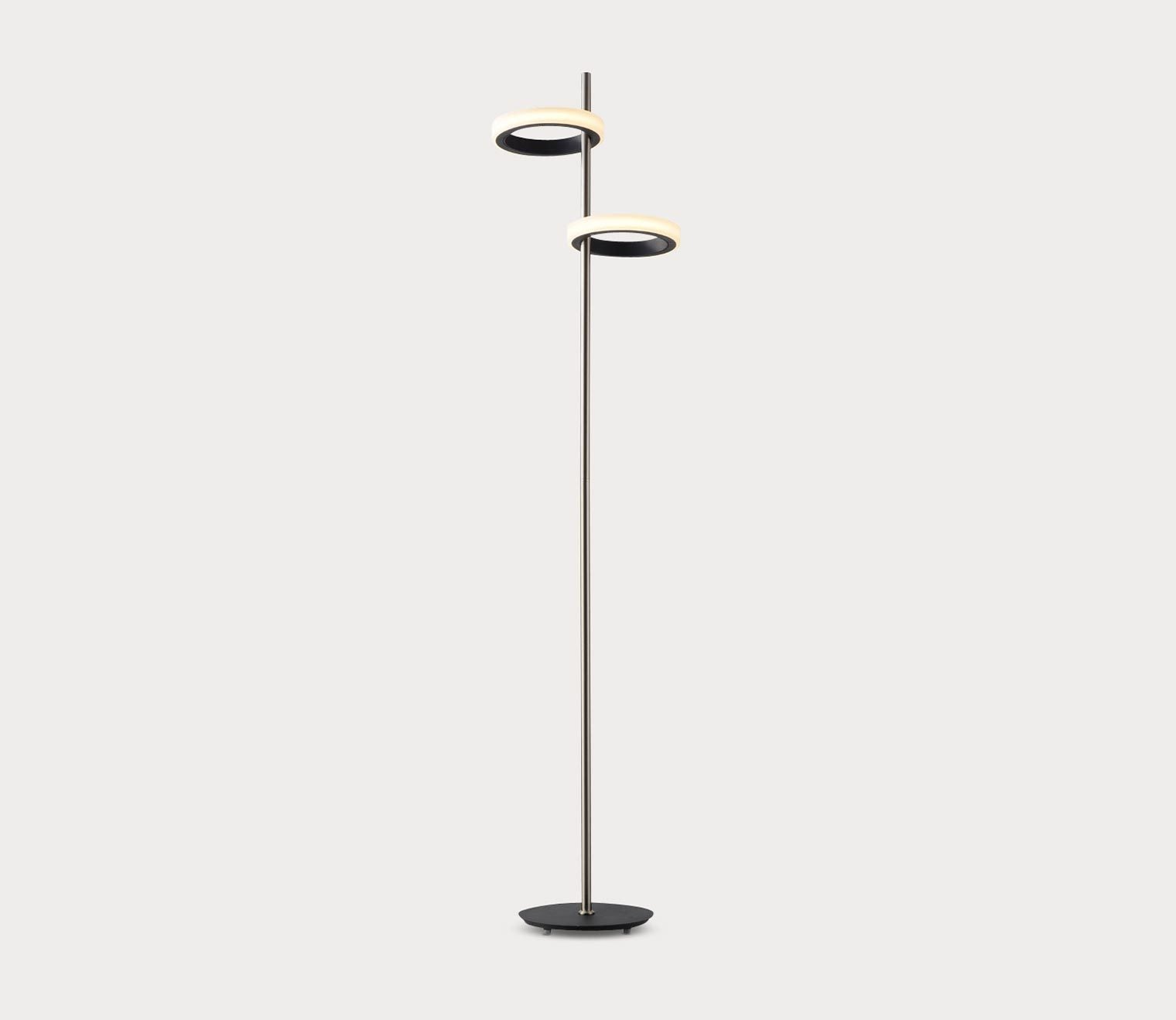 Aerial Antique Nickel Floor Lamp