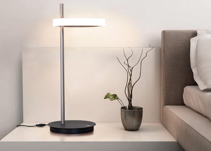 Aerial Antique Nickel Table Lamp by Nova Lighting
