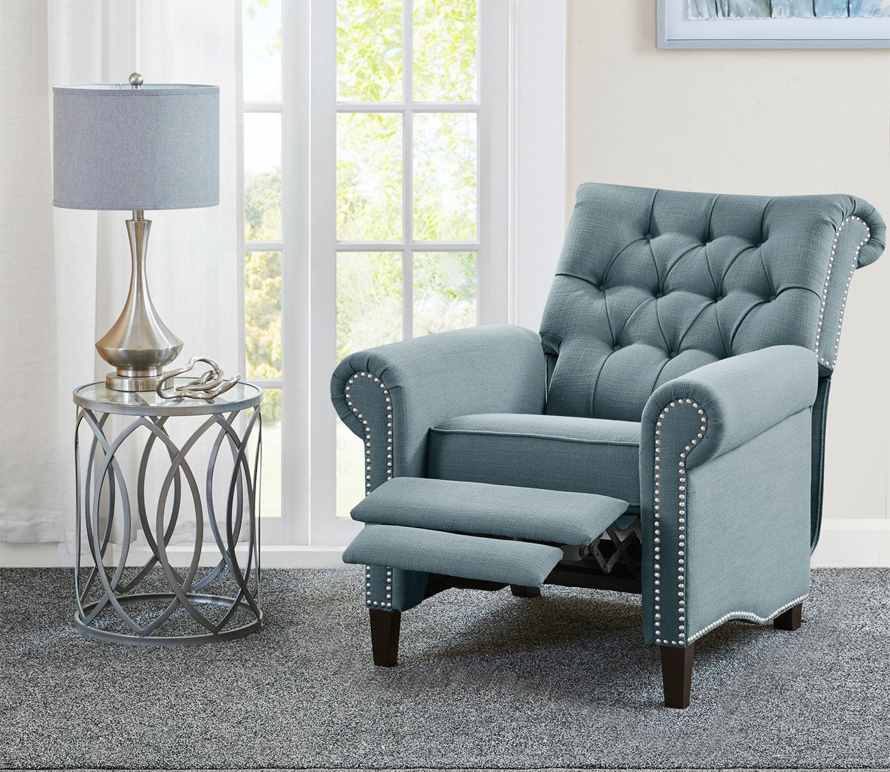 Aidan Push Back Recliner Chair by Madison Park