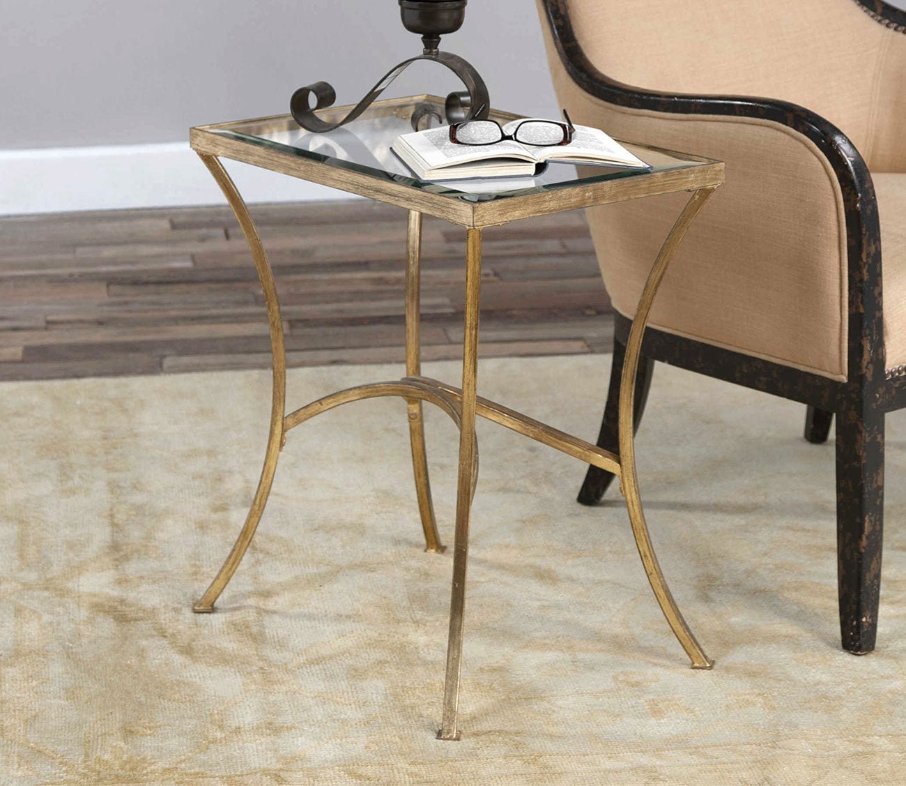 Alayna Gold End Table