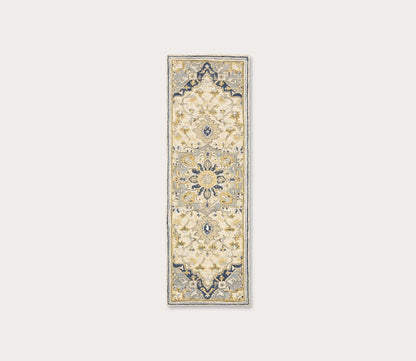 Alfresco Traditional Blue Central Medallion Rug by Oriental Weavers