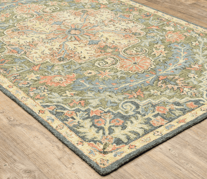Alfresco Traditional Central Medallion Rug by Oriental Weavers
