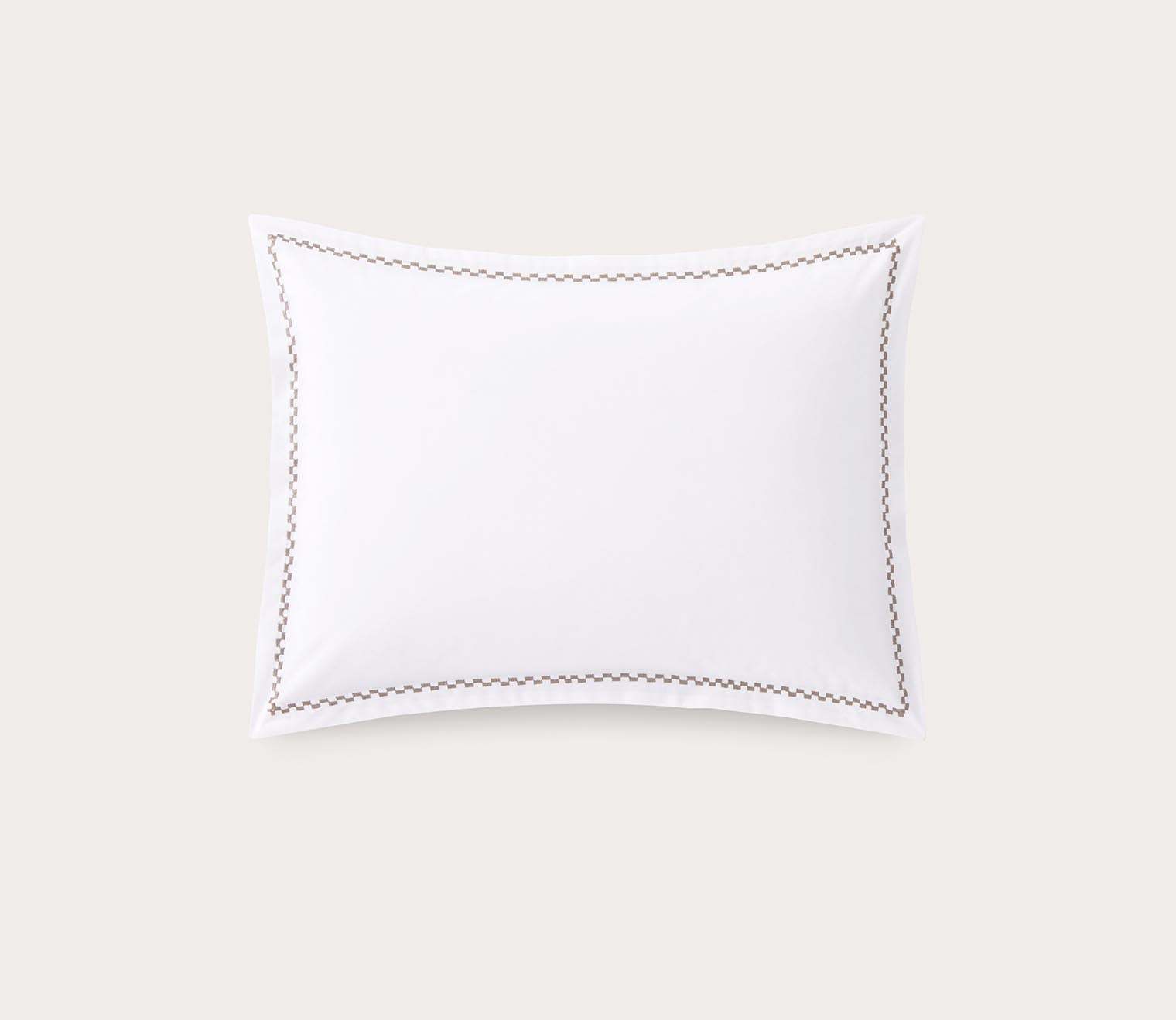 Alienor Supima Cotton Percale Pillowcase by Yves Delorme